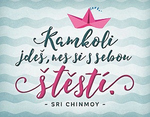 Magnet na lednici Kamkoli jdeš