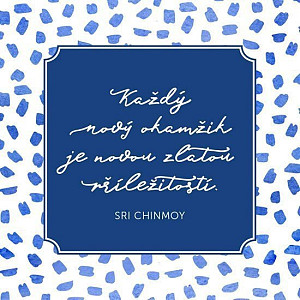 Korkový podtácek Každý nový okamžik