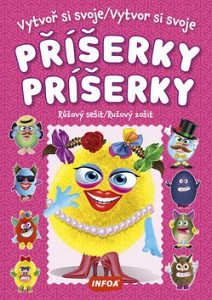 Vytvoř si svoje příšerky/Vytvor si svoje príšerky Růžový sešit/Ružový zošit