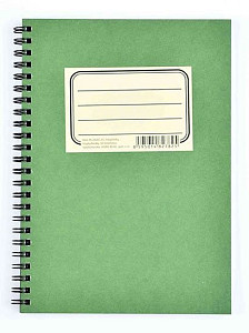 Kroužkový blok ZELENÁČ A5, 50 listů