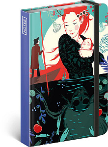 NOTIQUE Notes Kateřina Bažantová, linkovaný, 11 x 16 cm