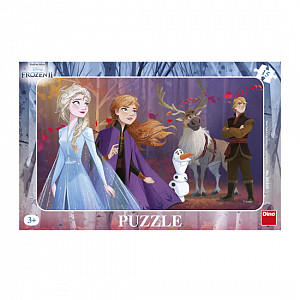 Ledové království II - deskové puzzle 15 dílků
