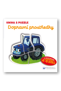 Kniha s puzzle Dopravní prostředky