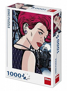 Pop art - Tajemná žena 1000 Puzzle nové