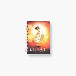 Kroužkový blok UDĚLÁM SI HEZKÝ DEN B6, čistý, 50 listů