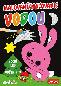 Malování/Maľovanie vodou Noční les/Nočný les