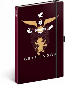 Notes - Harry Potter – Gryffindor linkovaný, 13 × 21 cm