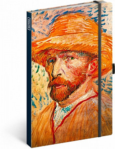 NOTIQUE Notes Vincent van Gogh, linkovaný, 13 x 21 cm
