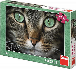 Puzzle 300 XL Zelenooká kočka