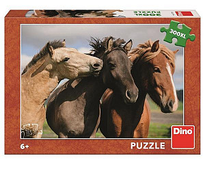 Puzzle 300 XL Barevní koně