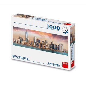Puzzle 1000 Manhattan za soumraku Panoramic
