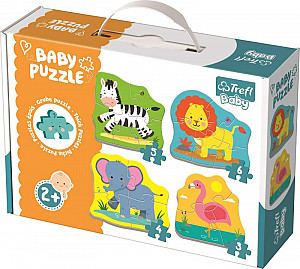 Baby puzzle Zvířata na safari 4v1