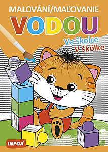 Malování / Maľovanie vodou - Ve školce / V školke