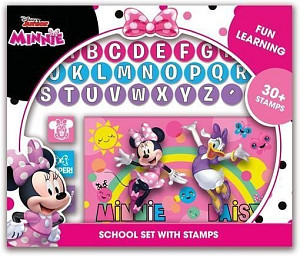 Školní set s razítky Minnie