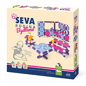 Stavebnice SEVA Rodina Bydlíme plast 564 ks