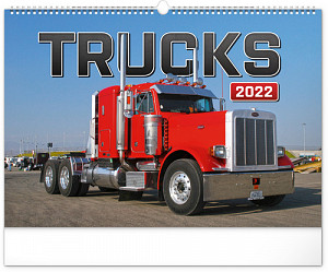 Nástěnný kalendář Trucks 2022