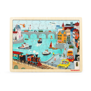 Dřevěné puzzle doprava