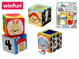 Kostky měkké 9 x 9 cm na natažení s obrázky