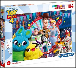 Clementoni Puzzle Supercolors Toy Story 4 / 104 dílků