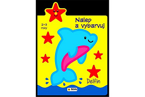 Delfín 2-3 roky: Nalep a vybarvuj