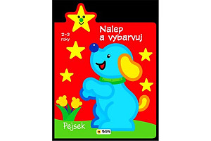 Pejsek 2-3 roky: Nalep a vybarvuj