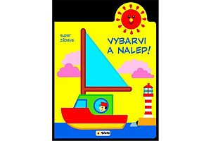 Loďka 2-3 roky: Vybarvi a nalep