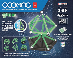 Stavebnice Geomag Glow 42 pcs