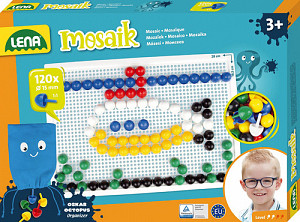 Mozaika klobouček 1,5cm hladký 120ks