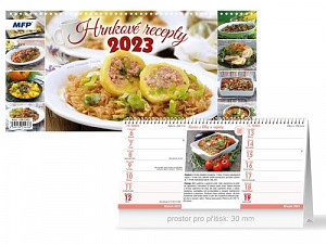 Hrnkové recepty (čtrnáctidenní) 2023 - stolní kalendář