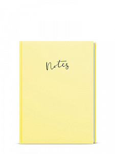 Notes linkovaný Pastel žlutá