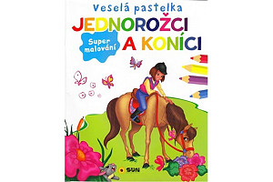 Veselá pastelka Jednorožci a konici