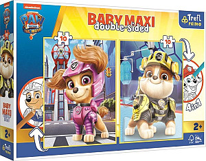 Oboustranné puzzle Tlapková patrola: Sky a Rubble BABY MAXI