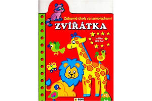 Zábavné úkoly se samolepkami ZVÍŘÁTKA