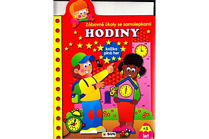 Zábavné úkoly se samolepkami HODINY