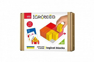 Hlavolam stavebnice dřevo