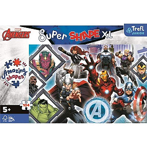 Puzzle Super Shape XL Avengers 104 dílků