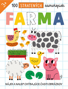 100 stratených samolepiek Farma
