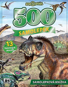 Samolepková knížka 500 Dinosauři