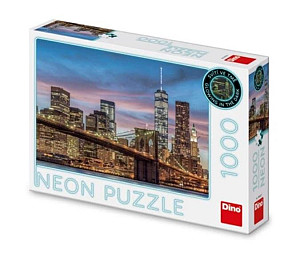 Puzzle 1000 New York neon