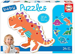 Baby puzzle Dinosauři 5v1