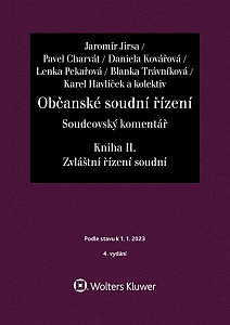 Občanské soudní řízení Soudcovský komentář Kniha II.