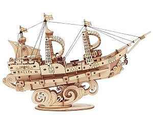 Dřevěné 3D puzzle Plachetnice