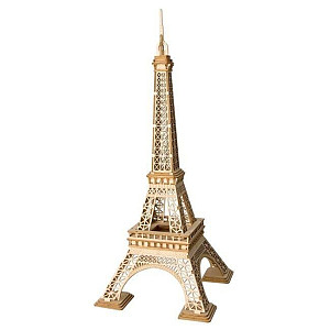 Dřevěné 3D puzzle Eifellova věž