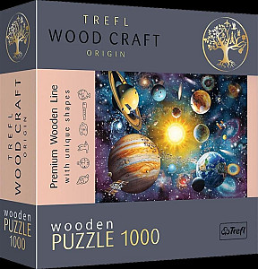 Wood Craft Origin puzzle Cesta sluneční soustavou