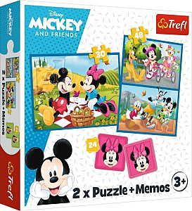Sada 3v1 Mickey a přátelé