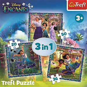 Puzzle Encanto Postavy 3v1