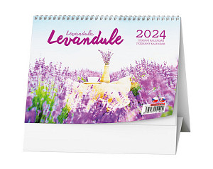 Levandule 2024 - stolní kalendář