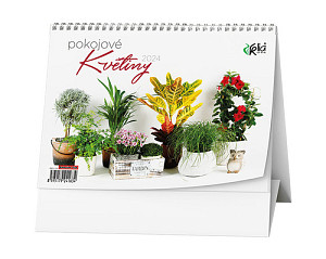 Pokojové květiny 2024 - stolní kalendář