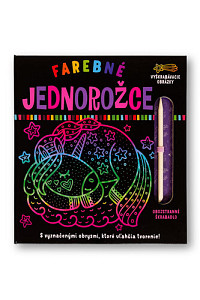 Farebné jednorožce Vyškrabovacie obrázky