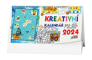 Kreativní kalendář pro děti 2024 - stolní kalendář